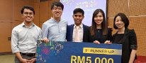 Current student won the 1st runner up in economics competition