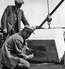 Laying of the foundation stone