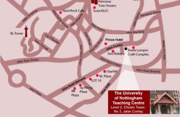 Kuala Lumpur Teaching Centre location map pdf