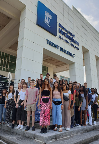 summer school group photo