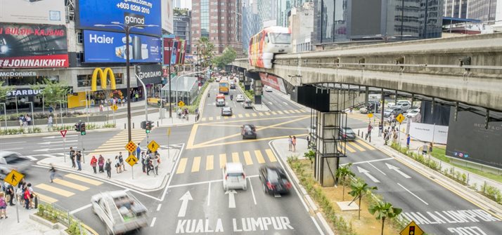 KL intersection aerial view