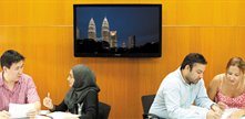 Students in a session