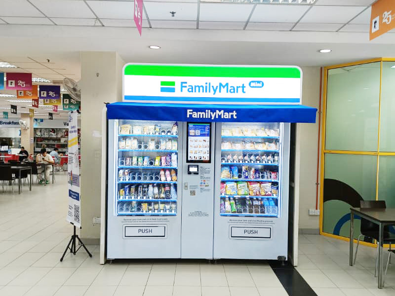 family mart vending machine in UNM