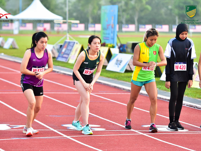 UNM sport event 100 meter female