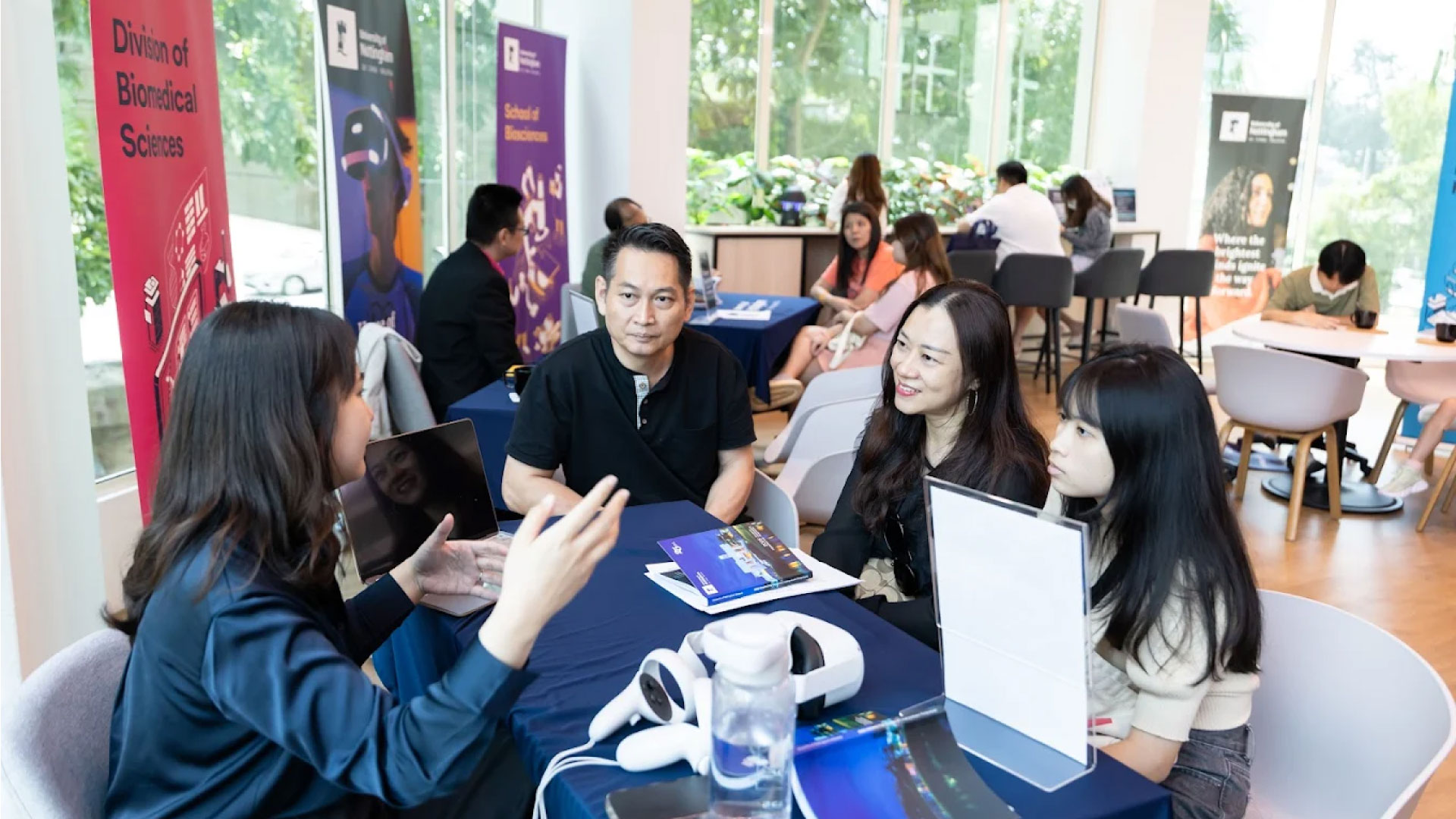 Counselling session during Info day at Future Students Centre