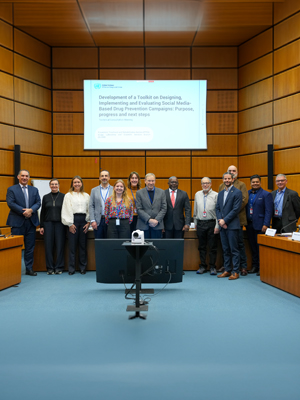 Divaghar as a Malaysia Representative to UNODC consultation