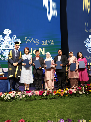 CAS team during Lord Dearing Award