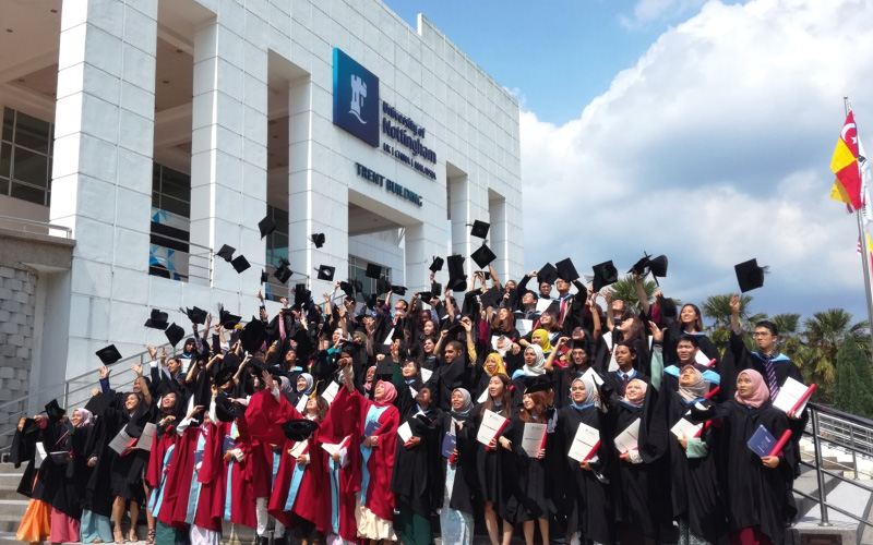 Pharmacy students graduating from University of Nottingham Malaysia