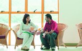 Students chatting
